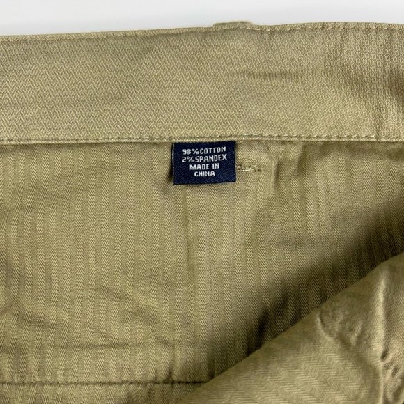 Reyn Spooner Mens Chinos Shorts Khaki Tan Herringbone Flat Front Pockets 40 New - Picture 12 of 12